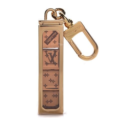 lv supreme dice keychain|Very rare Supreme X Louis Vuitton Dice Keychain .